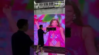 Wow! He installed the LED display in no time! ⚡ #LEDVideoWall #LEDDisplay #shorts
