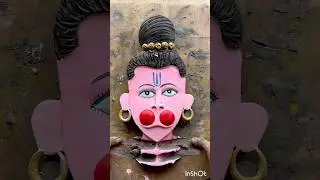 Hanuman murti making/bajrangbali idols making/hanuman idol making #shorts