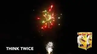 THINK TWICE - 200 GRAM CAKE - WORLD CLASS FIREWORKS