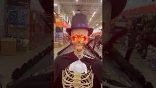 Animated Grave & Bones Skeleton Pony/Hearse🎃Home Depot 2025!