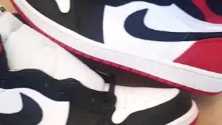 AJ1 satin black toe (W) 11.5🔥🔥