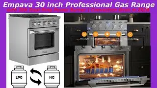 Empava Professional Gas Range with 20K Dual-Ring Power Burner | Convection Oven in 2026!