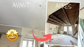 ON DÉMOLIT NOTRE VIEUX PLAFOND EN PLÂTRE - EP6