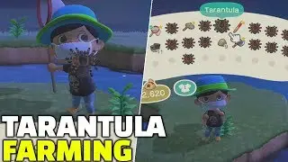 How To Easily Farm Tarantulas | Animal Crossing New Horizons