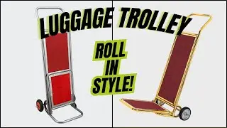 Luggage Trolley || Airport Luggage Trolley || Keenmart ||  Smart Trolley || Travel Companion Trolley