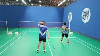 Sunday Badminton Doubles Queueing in SM Downtown Antipolo 