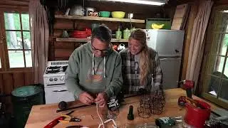 Off-Grid Upgrades: Kitchen Faucet & New Light Fixture at Moose Lodge