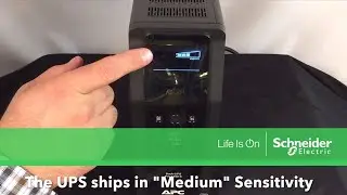 Adjusting Input Sensitivity on APC Back-UPS Pro M2 & SineWave Series | Schneider Electric
