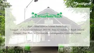 Undangan Haul KHR. Hambali Abu Sujak Arruslani Sekalian, 13 Februari 2022