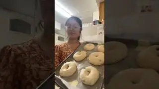 Enjoy the chaos👩🏻&zwj;🍳 #bagels #cheddarjalapeno #scratch #chaos #firsttime