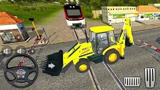 Bus Simulator Indonesia Mod#14   JCB Beckhone Loader Driving Simulator   Android Gameplay