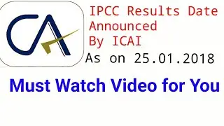 ICAI declared CA IPCC Result date - My Opinions- How to manage Result Stress-Must Share