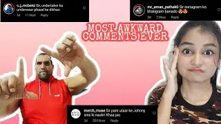 GREAT KHALI'S MOST FUNNY AND  AWKWARD INSTAGRAM COMMENTS😂🤣