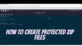 How to Protected Zip Files on Kali Linux