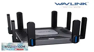 WAVLINK Dual Band Wireless Router 6000Mbps 5GHz 2.4GHz WiFi 6 Gigabit Router With 8x5dBi