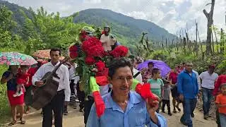 Procession in honor of Saint Luke the Evangelist in Zapote Cop&aacute;n Ruins, Honduras, October 18, 2025