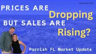 Parrish FL Housing Market Update | September 2025 | Prices vs. Sales Trends