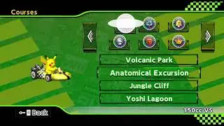 Mario Kart Wii (Deluxe) Custom Tracks - 150cc (1 Player) #318 with Pikachu