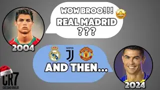 If Young Ronaldo Chatted 💬 With His Future Self 🔥💀 #ytshortsvideo #ronaldo #football #funny