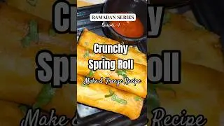 CRISPY Chicken Spring Rolls 🌙 Ramadan 2026 Special #shorts