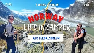 Epic Norway Roadtrip | Western Norway Breathtaking Wild Camping Spot |  Austerdalsbreen Glacier Hike