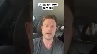 3 tips for new farriers!