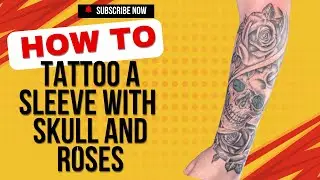 HOW TO TATTOO A SKULL WITH ROSES  #how #tattoo #tattooartist