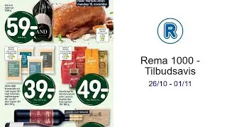 Rema 1000 - Tilbudsavis 26/10 - 01/11