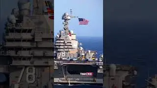 USS Gerald R. Ford &mdash; плавучая крепость Америки. #Us#ussgeraldrford #fighterjet #b2print