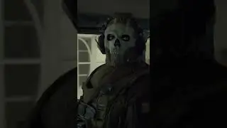 COD Ghost Stare Meme Template 3 (Fullscreen)