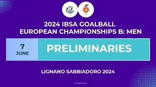[07/06/2024 preliminaries] SWEDEN - POLAND   |  2024 IBSA GOALBALL EUROPEAN CHAMPIONSHIP 