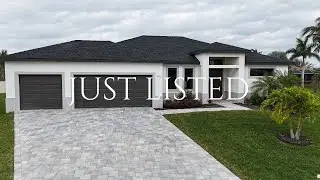 Beautiful New Construction Home On A Cut De Sac Just Listed For Sale in Cape Coral, Florida