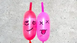 Making Slime With Transparent Balloons - Relaxing Sound -Satisfying Slime - NO EDITING VIDEO #1191