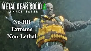 The Pain | No Hit, Extreme Difficulty, Non-Lethal | Metal Gear Solid Delta: Snake Eater