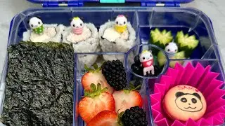 Feliz viernes! Sushi 🍱 el favorito de Samantha para su Lonchera escolar #momlife #sushi #lunchbox