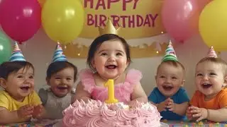 Happy Birthday Song For Kids | Cute Baby Dance Party | Fun Birthday Song for Kids | Kids Birthday
