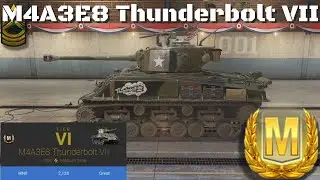 M4A3E8 Thunderbolt VII Ace Tanker Battle, World of Tanks Console Modern Armor.