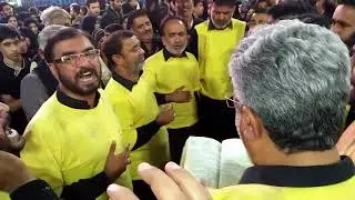 Jeko Uth Toon Lahan Da Huqum Noha by Sayed Sher Ali Shah at Karbala Arbain 2018