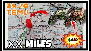 Riding Temu Dirt Bikes Miles Across My City | Explored The Sewers