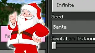 Santa Seed In Minecraft! (Minecraft PE Santa Seed)