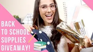 Back to school supplies haul and giveaway! 2018