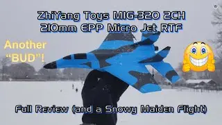 ZhiYang Toys MIG-320 2CH 210mm EPP Micro Jet RTF &mdash; полный обзор (и полёт снежной девы)