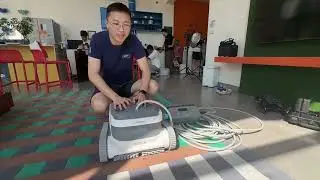 So Smart! CHASING Hydro 6 intelligent cleaning path planning. #RoboticPoolCleaner