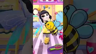Cute Bee makeover by Angela #cat #gaming #cute #angela #shorts