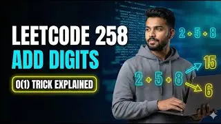 LeetCode 258 Add Digits | O(1) Math Trick 🔥 Explained Step by Step