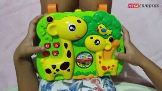 MOBILE PROJETOR MUSICAL GIRAFINHA FULL HD 2 EM 1