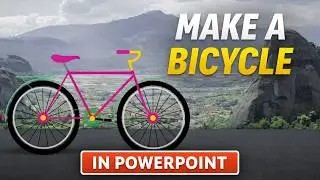 Cycle Animation in PowerPoint | Simple Bicycle Animation Tutorial in 5 Minutes