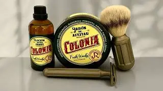 Barbear com Joserra Colonia e o conjunto Design94 Titanium
