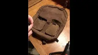 Waxed Canvas Touch-up & Care