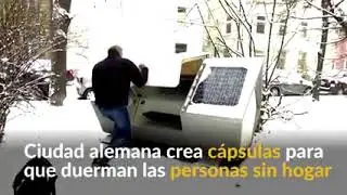 Alemania crea c&aacute;psulas para que duerman las personas sin hogar
